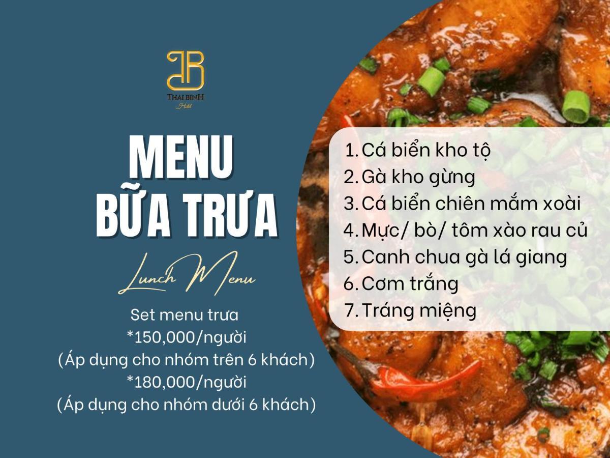 Khach San Thai Binh Chi Khu Co Ong Exterior foto